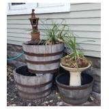 Planter Waterfall , planter & Bird Bath