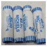 4 rolls of nickels
