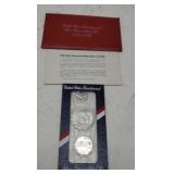 U S Mint Bicentennial Silver Uncirculated Set