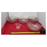 Glass Serving Bowls, creamer