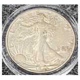 1943 Walking Liberty Silver Half Dollar
