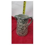 Speckled Sponge-ware pitcher