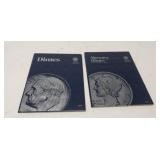 Empty WHITMAN FOLDER FOR DIMES PLAIN NO DATES ,