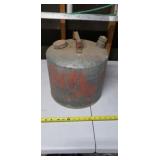 Old metal gas can