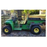 2002 John Deere Gator 4 x 2 With Tilt Bed Runs