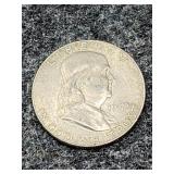 1962-D Franklin Silver Half Dollar
