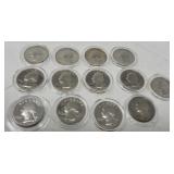 13) Uncirculated Bicentennial-S Quarters mint