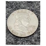 1960-D Franklin Silver Half Dollar
