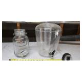 Glass and plastic beverage Dispensers