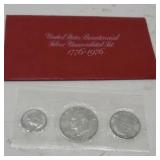 U S Mint Bicentennial Silver Uncirculated Set