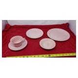 Lu Ray pastel Pink dinner set