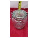 Hermetric Green storage glass seal container ,
