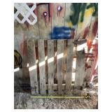 Old wooden barn gate 36ï¿½w x 40ï¿½ tall