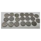 20)  1971- D and P Kennedy Half Dollars