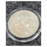 1963-D Franklin Silver Half Dollar