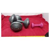 DP orbatron 6.6 ea dumbbells,  pink 3 lb