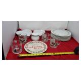 The giving plate, , Christmas Coffee cups made in