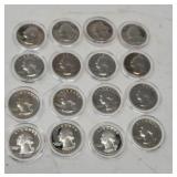 16) Mint Bicentennial-S Quarters