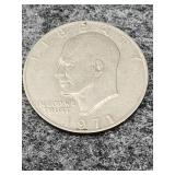 1971-D Eisenhower 40% Silver Dollar