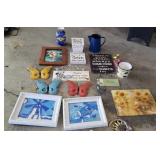 Home decor wall art , sunflowers,  metal