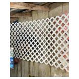 4 x 8 white lattice sheet