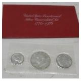 U S Mint Bicentennial Silver Uncirculated Set