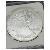 2020 American Eagle Oz. 1 Fine Silver Dollar