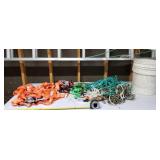 Ratchet straps, boat rope