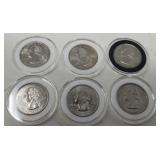 6) 1999-D Uncirculated Quarters