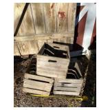 Three wooden crates from American Fruit Growers