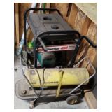 Coleman Power Mate 4000 generator uses a drill to