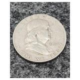1954-D Franklin Silver Half Dollar