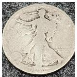 1918 Walking Liberty Silver Half Dollar