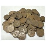 100 Unsearched Wheat Pennies