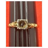 Sz.7 14k. Yellow Gold Wedding Ring 1.32 Grams