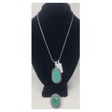 Fashion Jewelry Necklace and Ring Size 7