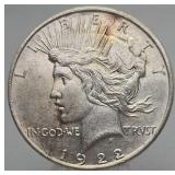1922-D Peace Dollar