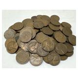 100 Unsearched Wheat Pennies