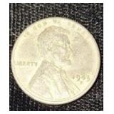 1943-D steel wheat penny