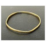 Unmarked Tested 14k. Yellow Gold Wedding .53