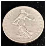 1960 French one franc