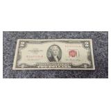 1953 $2 Red  Note A11451134 A
