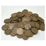 100 Unsearched Wheat Pennies