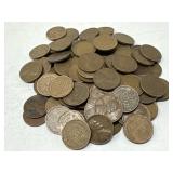 100 Unsearched Wheat Pennies