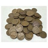 100 Unsearched Wheat Pennies