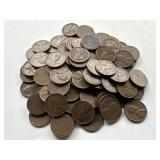 100 Un Searched Wheat Pennies