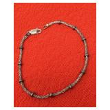 7in. 925 Italy Sterling Silver Bracelet 2.96