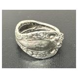 Sterling Silverware Ring 5.16 Grams