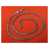 18in. 925 Italy Sterling Silver Necklace 10.51