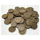 100 Unsearched Wheat Pennies